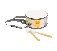 small foot Colourful Wilderness Drum with Animal Motifs and Wooden Drum Mallets
