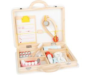 small foot Valigetta del dottore dentista, valigetta del dottore con siringa, gioco di ruolo per bambini, 11743