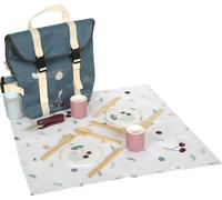 Small foot Zaino da picnic "tasty" in legno, set da gioco per picnic con numerosi accessori, zaino per bambini dai 3 anni, 12539