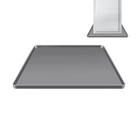 Small Fridge Mat, Drip Tray Silicone, Spill-Proof Square Pan, Reusable Sturdy Material, Ideal for Refrigerator Appliance Floor Protection Kitchen Counter Home Offices, 23.62x23.62x0.39 inches