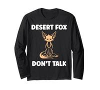 Small Funny Fennec Canids Funny Quote Fennec Fox Maglia a Manica