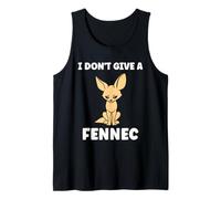 Small Funny Fennec Canids Funny Quote i Don't Give a Fennec Canotta