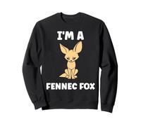 Small Funny Fennec Fox Canids Simple I'm a Fennec Fox Felpa