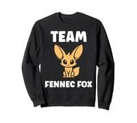 Small Funny Fennec Fox Canids Simple Team Fennec Fox Felpa
