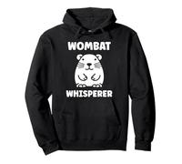 Small Funny Wombats Minimalist Animals Whisperer Wombat Felpa con Cappuccio