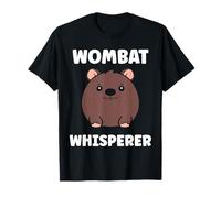 Small Funny Wombats Minimalist Animals Whisperer Wombat Maglietta