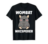 Small Funny Wombats Minimalist Animals Whisperer Wombat Maglietta