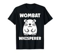 Small Funny Wombats Minimalist Animals Whisperer Wombat Maglietta