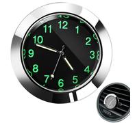 Small Glowing Car Vent Clock, Multifunctional Dashboard Watch | Tiny Luminous Timepiece for Auto, Boat, Bike and Home Decor | Easy Stick-Onn Installation and Portable Design