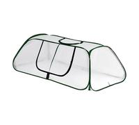 Small Greenhouse - Porta con cerniera a protezione portatile per lo scudo meteorologico, spinta di crescita con funzione di ventilazione, acceleratore di fiori per balcone da giardino esterno in