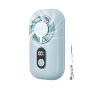 Small Handheld Fan - 1200mAh Silent Rechargeable Travel Cooling Fan