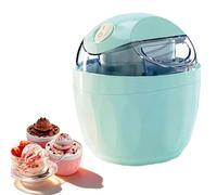 Small Home Mini Ice Cream Maker, DIY Mini Ice Cream Maker, One-Touch Dessert, Single Serving of Gelato, Frozen Yogurt, Compact Electric Makers for Kitchen, Family Treats (Green)