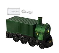 Small Humidifier | 300ml Water Tank Remote Control Aromatherapy Diffuser | Powered Retro Train Humidifier Desktop Humidifiers | For Room Home Office Bedroom Indoor