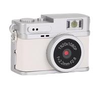 Small KeyChain Digital Camera, Videocamera Video da Videocamera Vlog 1080p da 20 MP, Schermo 0,96 Pollici, Punto Telecamera Selfie e Fotocamera Digitale per la Fotografia Viaggio (WHITE)