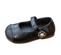 Small Leather Shoes Baby Shoes 1 to 3 Years Old Spring and Autumn Girls Sandals Winter Jagdschuhe Herren, Nero , 20 EU