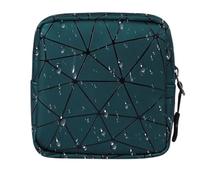 Small Makeup Bag for Purse, Waterproof Tampon Bag Organizer, Zippered Reusable Pouch for Keys, Credit Cards & Personal Items, Compact Storage for Women, 5 * 4.5 * 1.2in
