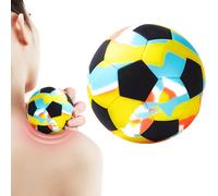 Small Massage Ball, Football Shape Muscle Relaxer, 2.48x2.48 inches Adorable Trigger Point Massage Balls, Silicone Gym Tool, Sport Accessories for Shoulder Hand Back Feet Pain
