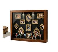 Small Museum Display Frame DIY - Small Museum Silhouette Frame DIY | Mini Museums Shadow Frames | Miniature Memory Keepsake For Wedding, Birthday, Holiday, Home, Apartment, Farmhouse, Hotel, Dormitory