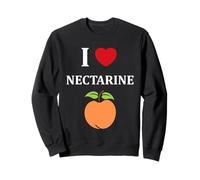 Small Nectarines Fruit Funny Simple i Love Nectarine Felpa