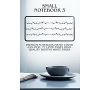 SMALL NOTEBOOK 3: Matte high quality cover and high quality white writing paper 6x9 inch/ 77 pages