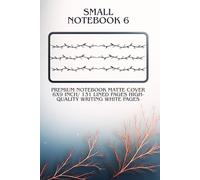 SMALL NOTEBOOK 6: Matte high quality cover and high quality white writing paper 6x9 inch/ 131 pages
