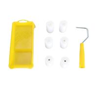 Small Paint Roller Set with Tray | for Trim/Art/Furniture