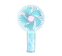Small Personal Fan Is A Rechargeable Air Device With 3 Speeds, Built