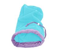 Small Pet Bath Towel Bag, Hamster Absorbent Pouch, Breathable Drying Wrap, Adjustable Drawstring Towel, Quick Dry Holder for Rabbit Chinchilla Kitten Grooming 14.17x9.06 Inches