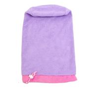 Small Pet Bath Towel Bag, Hamster Absorbent Pouch, Breathable Drying Wrap, Adjustable Drawstring Towel, Quick Dry Holder for Rabbit Chinchilla Kitten Grooming 14.17x9.06 Inches