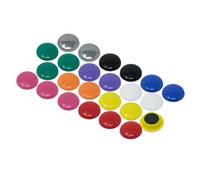 Small Planning & Notice Board Magnets - Assorted (10 Packs of 24)