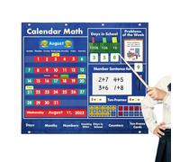 Small Pocket Chart, Teacher Pocket Chart, Educational Double Side Activities For Kids Boy Teacher Parent Holiday Classroom Home Pre-School Elementary