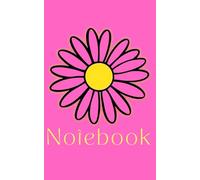 Small, pocket size NoteBook, Pink, Lined paper, 100 light pink pages, Notes, Journal, Thoughts, Ideas, Projects, Appointments, Ruled pages, Paperback. Daisies Theme.