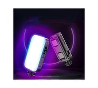 Small Portable Fill Light Photography Camera Light Rechargeable Three-color Temperature Adjustable Rgb Light