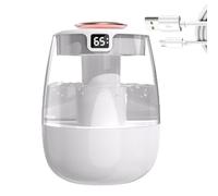 Small Portable Humidifier, Silent Desktop Diffuser, ABS Build, 5.12x5.12x6.69 inches, 278g Weight, Air Purifier Function, Multi-Use Hydration Machine, for Living Room, Yoga Studio