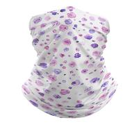 Small Purple Rose Ghetta da Collo Elastico Fascia per Capelli Multiuso Sciarpa al Collo per Uomo Sports Sportiva Headwrap