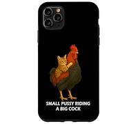 Small Pussy Riding a Big Cock Funny Pussy Meme Adult Joke Custodia per iPhone 11 Pro Max