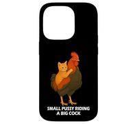 Small Pussy Riding a Big Cock Funny Pussy Meme Adult Joke Custodia per iPhone 14 Pro