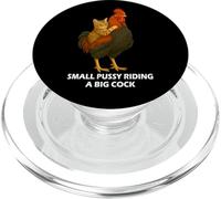 Small Pussy Riding a Big Cock Funny Pussy Meme Adult Joke PopSockets PopGrip per MagSafe