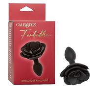 California Exotics Forbidden Rose Anal Plug Small Black