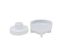 (Small round 1) Round Tealight Holder Molds Tealight Base Molds for Crafting Candle Holder Tealight Holder Gypsum Decorations