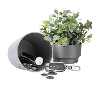 Small Safe, Fake Flower Pot Container with Hidden Compartment for Valuables, Realistic Money Storage Box, for Cash, Keys, Watches, Jewelry, Garden, Travel, Dorm, Yard, Front Door, Entryway, Desk