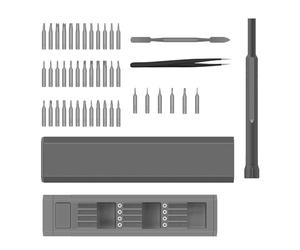 Small Screwdriver Set, Magnet Screw Driver, Repair Tool Kit, Multifunctional Screwdriver Set, 44-in-1 Screwdriver Kit, Phone Repair Kit, Laptop Repair Tool, Eyeglass Repair Kit