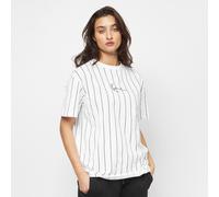 Small Signature Essential Pinstripe OS Tee bianco XS