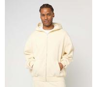 Small Signature Essential Zip Hoodie beige XS