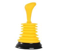 Small Sink Plunger - Small Sink Unblocking | Drain Clog Remover Tool | Mini Yellow Commercial Grade Pipe Opener, Compact PP PVC Cup Plunger For Kitchen Bathroom Shower Bathtub Drains