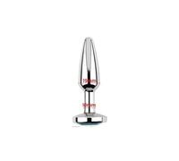 Small Size Metal Anal Beads Butt Plug Mini Rainbow Rose Gold Butt Plug Crystal Jewelry Trainer Anal Dildo Masturbation Sex Toy(10)