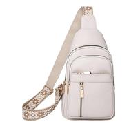 Small Sling Bag - Waterproof PU Leather 18x6x30cm | Single Shoulder Travel Pouch, Casual Small Shoulder Bag Womens Chest Bags Fanny Pack | For Outdoor Gatherings Travel Walking Shopping Daily Use