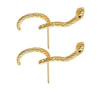 Small Snake Earrings - Alloy Fashion Jewelry, 0.9 Inches Stud Accessory with Gothic Serpent Design, Elegant Cartilage, Wearable Piece, Ornament Set for Women Men Mom Outdoor Travel Dating Wedding