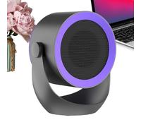 Small Space Heater Indoor - Portable Heater | Electric Mini Space Heaters with Two Temperature Settings and 90 Degree Adjustment, Quiet Electric Heating Fan with Tip-Over and Overheat Protection