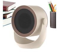 Small Space Heater - Portable Indoor Heaters | Mini Space Heater with Two Temperature Settings and 90 Degree Adjustment, Quiet Portable Electric Heating Fan with Tip-Over and Overheat Protection for D